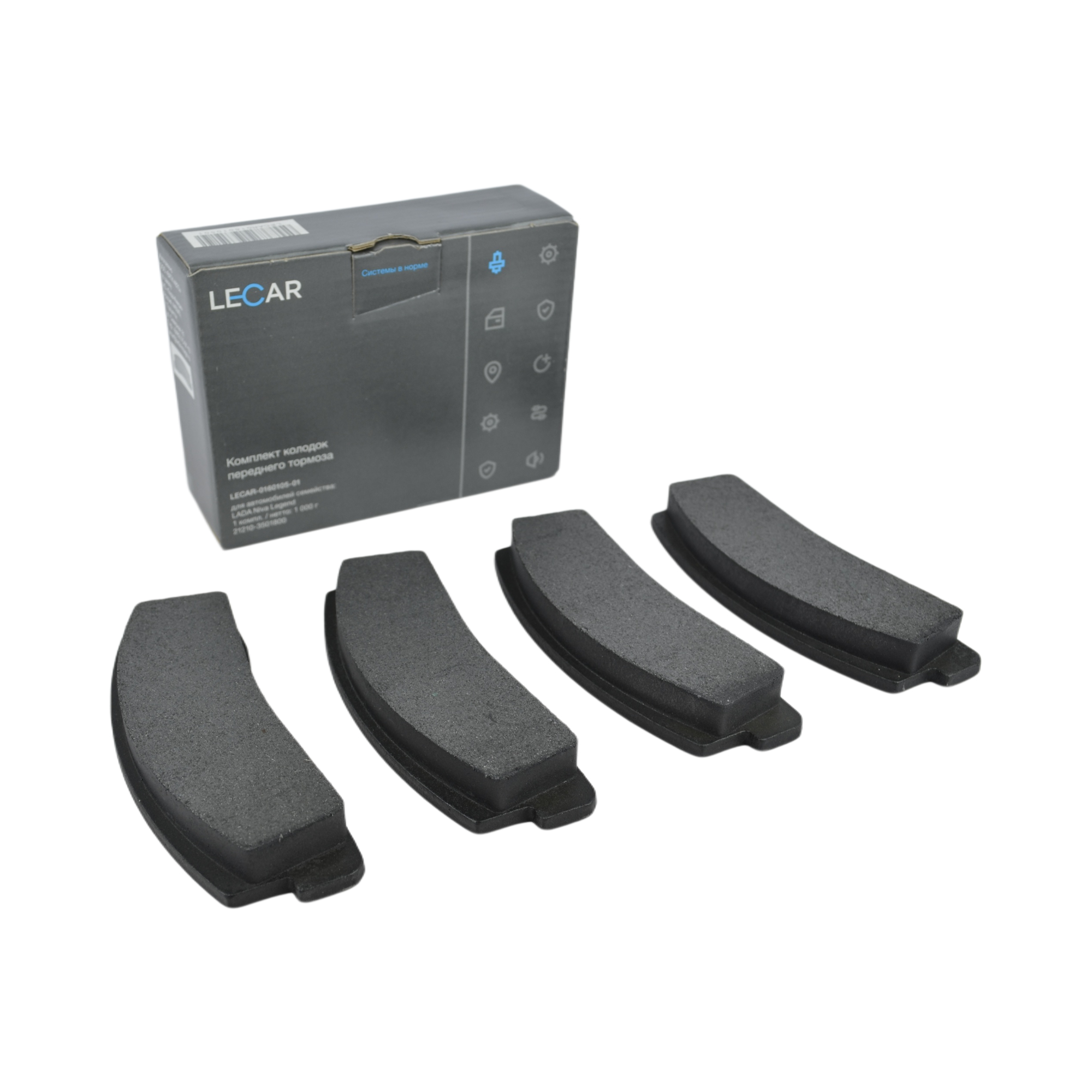 колодки передние 2121 LECAR016010501 к-т
